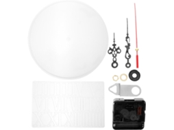 Molde De Silicone Branco Para Relógio, Com Numerais Romanos, 1 Conjunto.