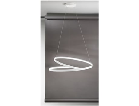 Lustre Suspenso Led Branco Ritmo 6618 B Lc PERENZ