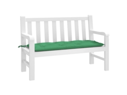 Vidaxl Almofadão P/ Banco De Jardim 120x50x7 Cm Tecido Oxford Verde
