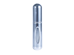 Peças De Atomizador De Perfume Recarregável Metálico De 5ml Prata Gloss Para Viagens Vante