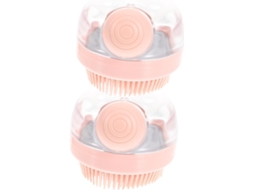 Lurelia Acessório De Duche Com Escova De Silicone Para Banho, Pega Ergonómica, Antiderrapante E Massagem Suave, Uso Diário Confortável