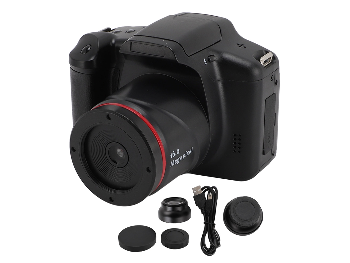 Câmera Digital Compacta Com Tela Girevável 180 Graus 16mp Hd 16x Zoom Digital Portátil Para Vlog