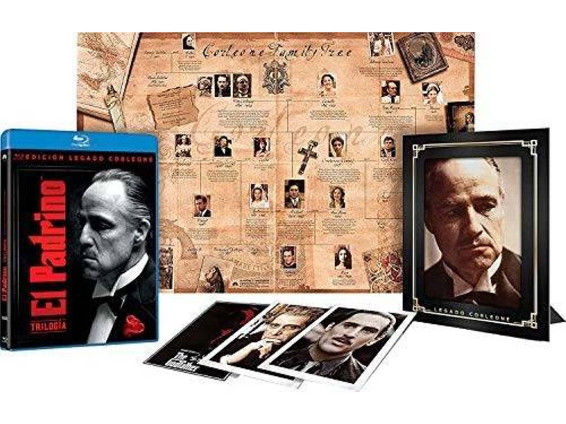 Blu-Ray Pack El Padrino - Edición Especial Legado Corleone (3 + Extras) (Edição em Espanhol)