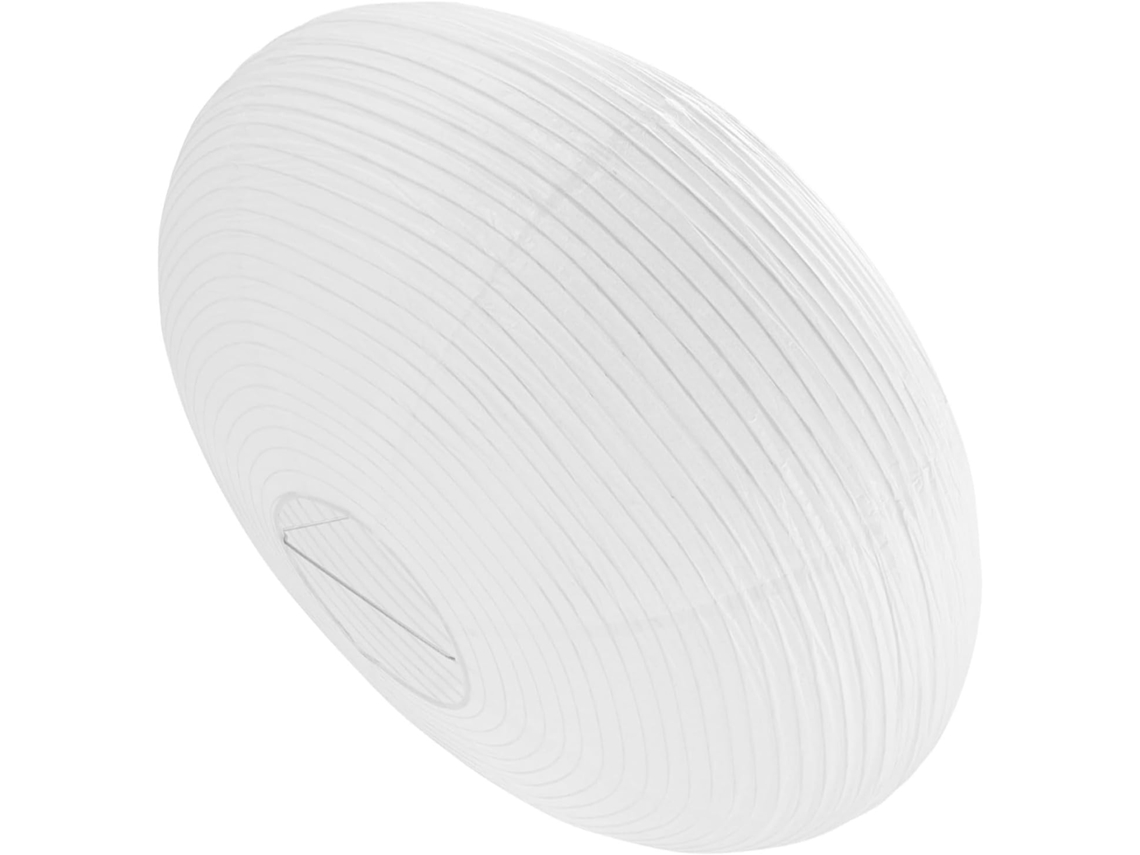 Enfeite De Papel Branco Dobrável Para Pendurar, Pequeno Suporte Decorativo Para Lâmpada, Leve E Prático.