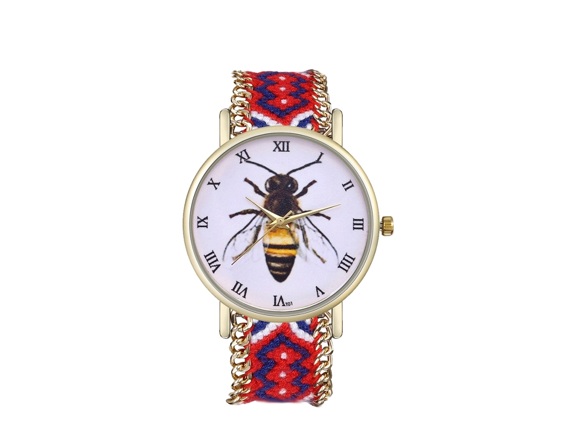 Reloj Casual De Moda Unisex Con Cuerda De Lana De Cuarzo Zhoulianfa