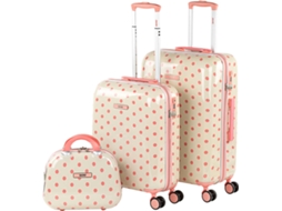 Conjunto de Malas de Viagem SKPAT 132300B Bege (67x44x24cm - 65 L)