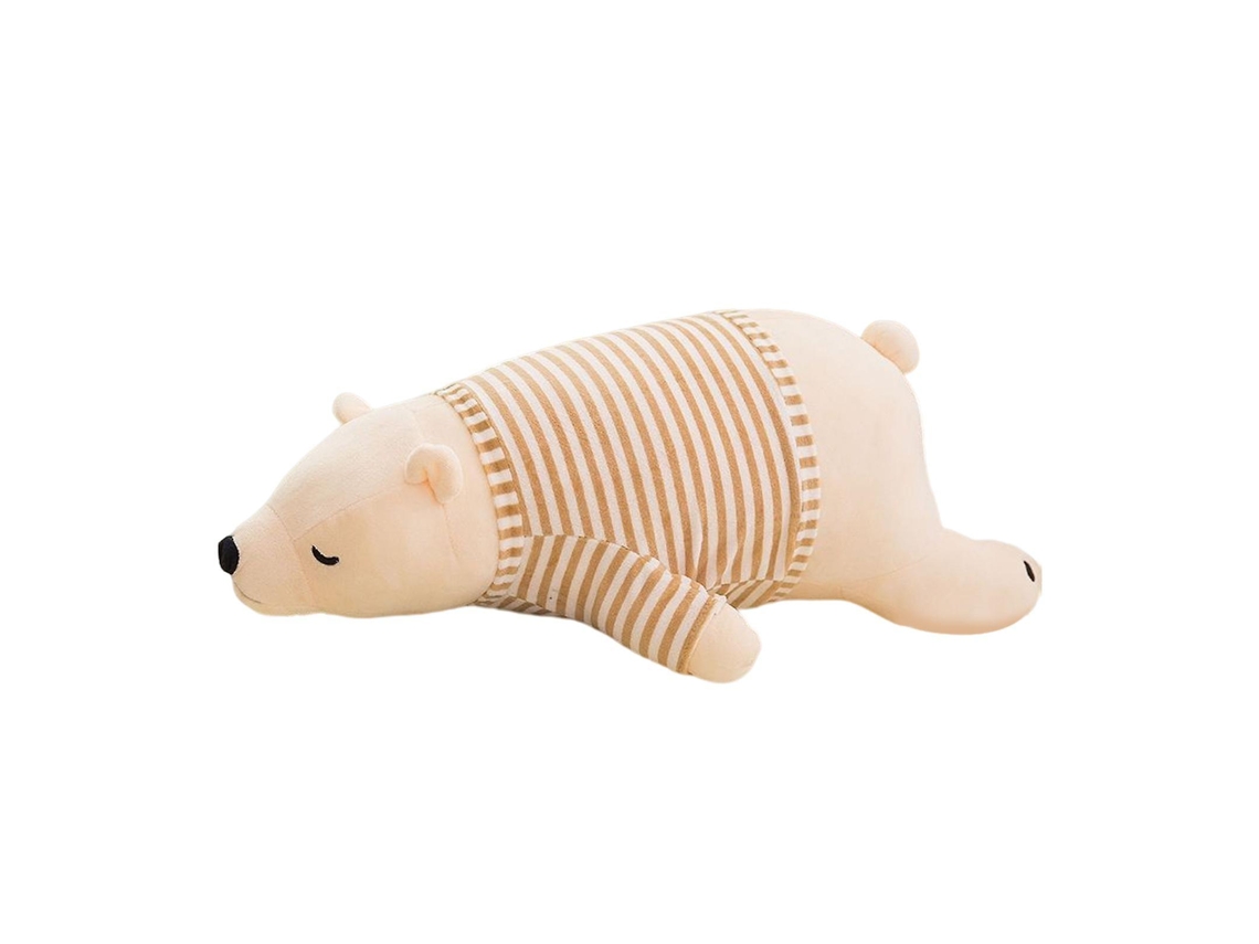 Urso De Pelúcia Macio Para Dormir, Travesseiro De Desenho Animado Para Crianças, Aniversário, Natal, Branco, 35 Cm Olysi Shop