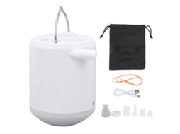 Bomba de Ar Elétrica Portátil 2000mah Usb Recarregável