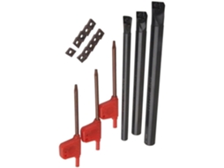 Kit Com 10 Unidades De Aço Ccmt0602 S07k-sclcr06, S10k-sclcr06, S12m-sclcr06