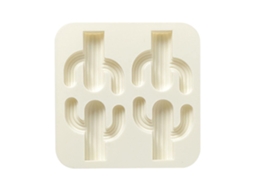 Moldes de silicone em formato de cacto