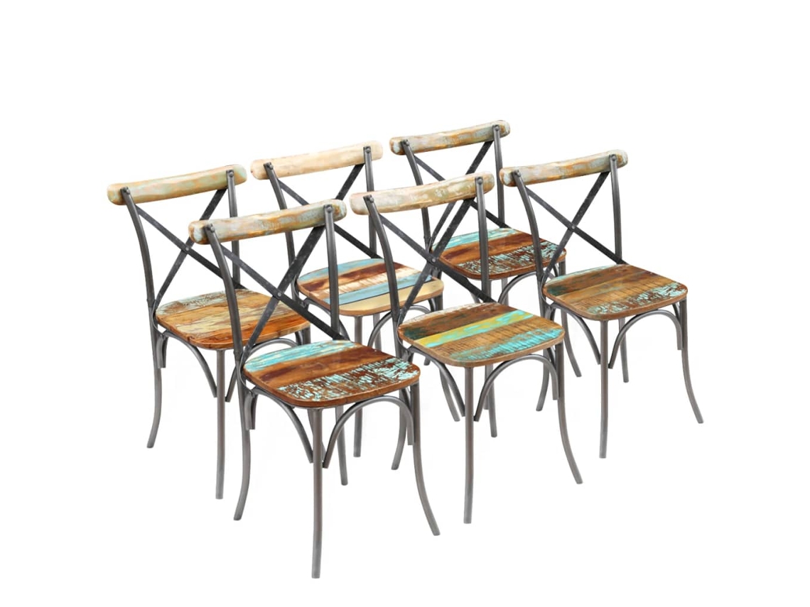 Dining Chair, Dining Chairs Vidaxl Multicolor Madeira (n/a)