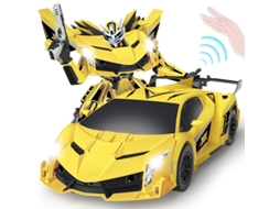 Carrinho um Presente Interativo para Pais e Filhosd830 34cm Amarelo Lamborghini Modo Duplo Versão com Bateria Única CHENNNLS