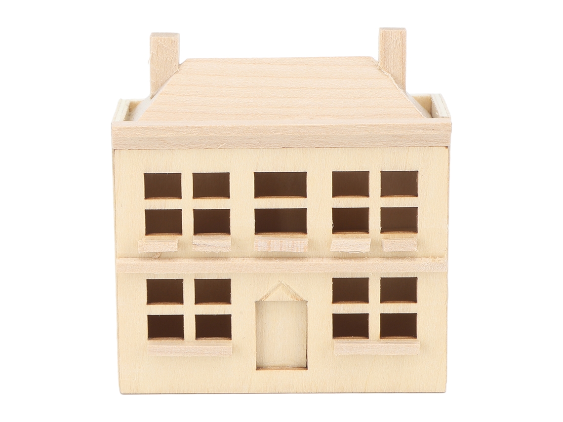 Casa De Bonecas Villa Em Miniatura De Madeira, Móveis Incluídos, Diy, Decoração De Casa