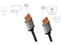Cabo LOGILINK Displayport 1.4 Macho Macho 3 0 M