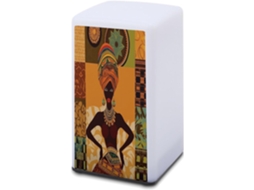 Luminária De Mesa A Bateria Com Estampa Mulher Africana, Ideal Para Leitura Em Escritórios E Quartos, Cuidando Da Visão
