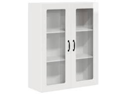 Armário de Cozinha com Porta Branco Brilhante e MAISON EXCLUSIVE 80x31x100 cm