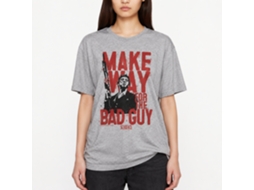 Rockinstone Scarface Movie The Bad Guy Heather Gray Adult T-shirt Size:xxxl