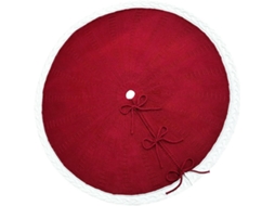 Saia Para Árvore De Natal Tecida À Mão, Tapete Colorido De Inverno, Capa Para A Base Da Árvore De Natal