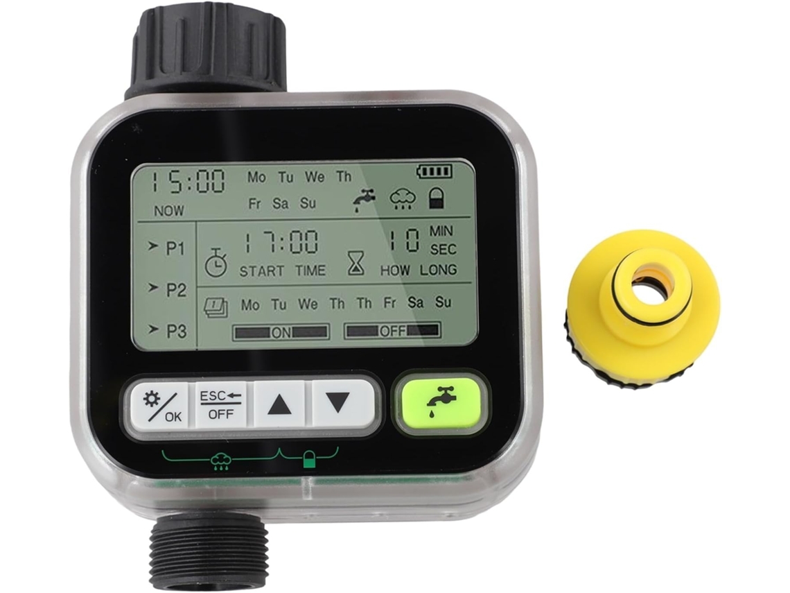 Controlador De Irrigação, Sistema Rega Automática Com Sensor Chuva,