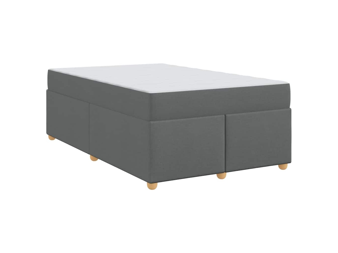 Conjunto 1 Cama Moderna Vidaxl Cinzento Tecido (120 X 200 Cm)