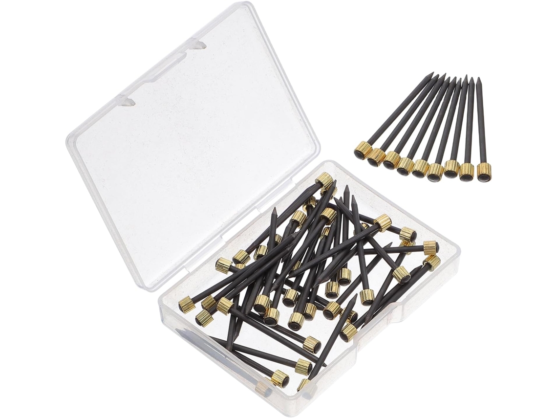 Kit De 50 Pregos Para Pendurar Molduras, 4 Peças, Cabeça De Cobre Preta, X Mm, De