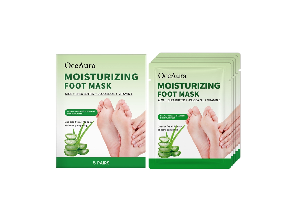 Máscara de Pé com Aloe Vera, Ideal para Hidratação e Cuidado Diário LAXISCREED