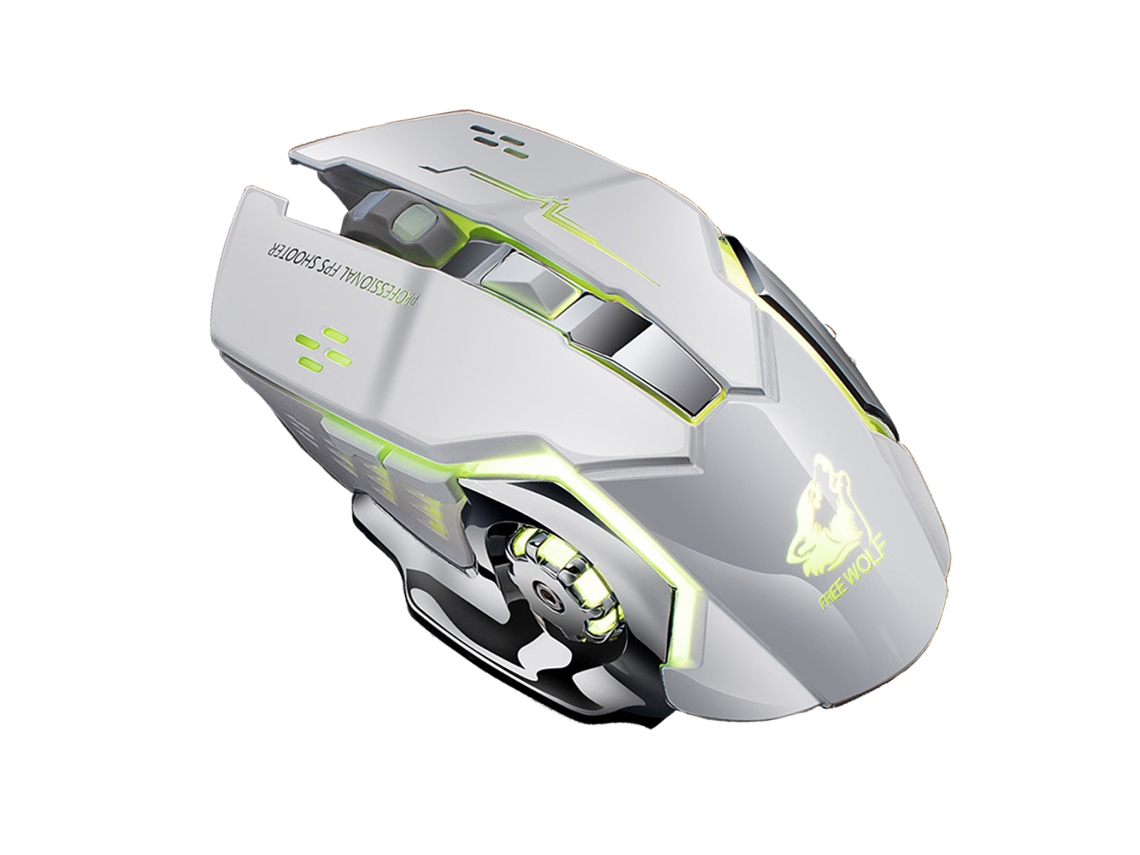 Rato Sem Fio LAXISCREED X8 1800dpi Led