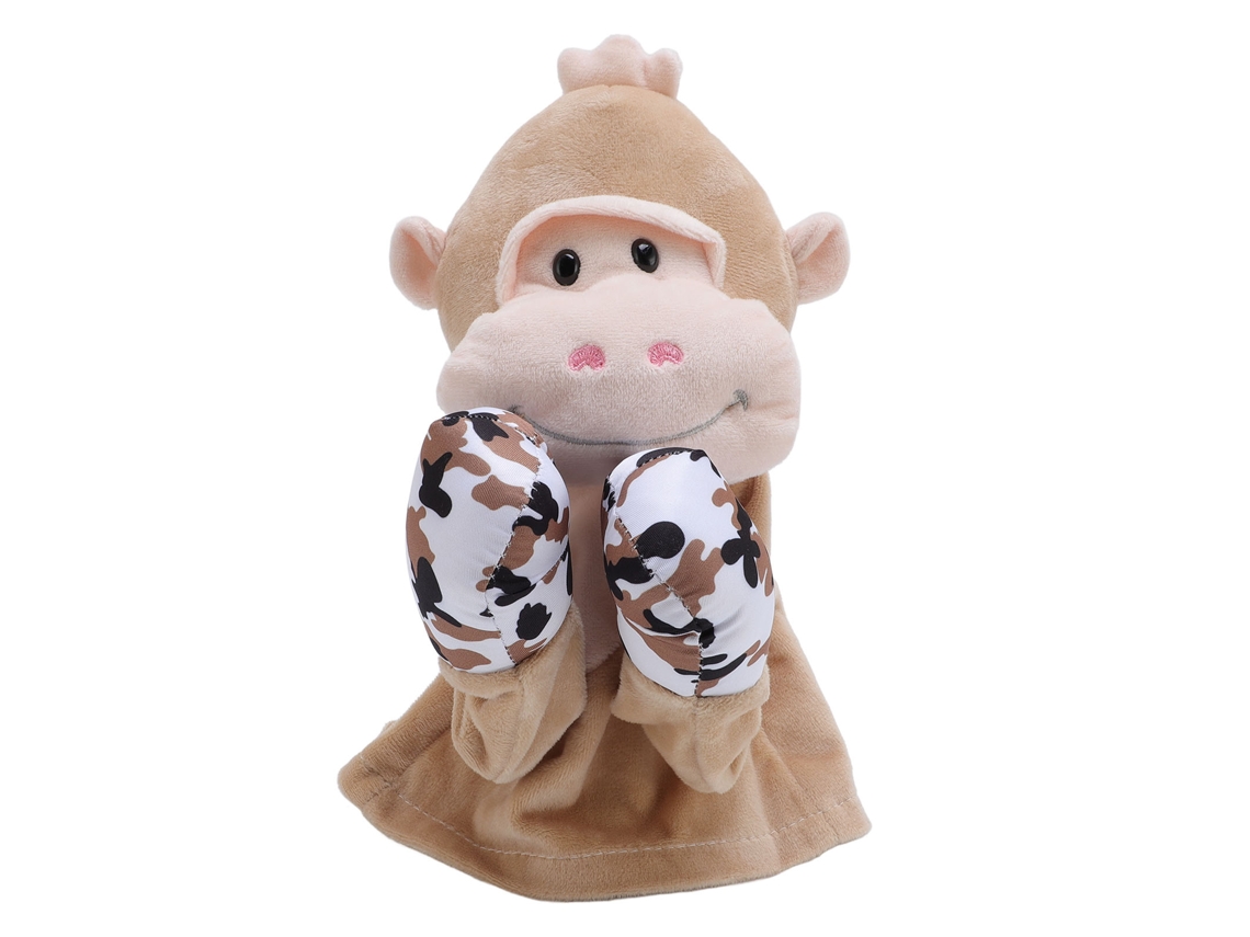 Primerox fantoche Manual de Boxe Interativo com Som Pelúcia Animal Cute Brinquedo para Crianças