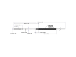 Sonda Termocupla Tipo K Com Conector Mini Aço Inox