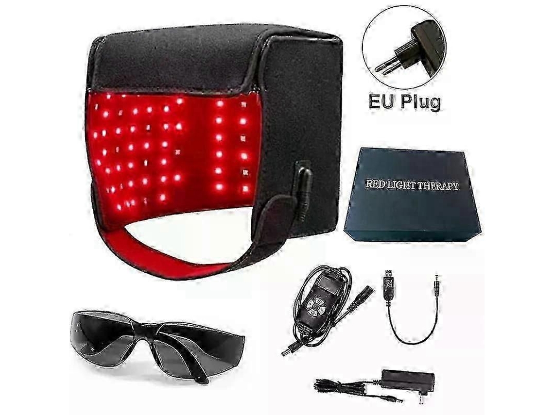 Boné De Terapia Com Luz Vermelha Led