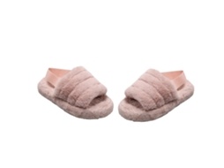 Chinelos De Algodão Planos Com Fundo Grosso E Elástico Quente, Moderno, Respirável, Confortável, Ergonômico Para Casa