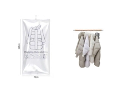 Conjunto De 6 Sacos Armazenamento A Vácuo Para Roupas Com Gancho Pendurar