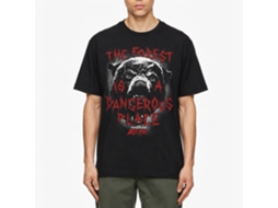Rockinstone Cocaine Bear Dangerous Place Black Adult T-shirt Size:xxl