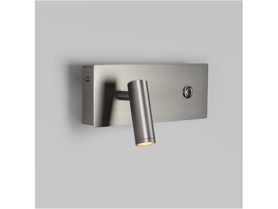 Luminária De Parede, Luminárias De Parede Led Infinitas, Luz Suave, Para Escritório, Ajustável Com Interruptor, Nickel