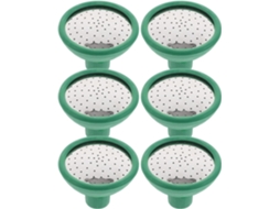 Conjunto De 6 Bicos Irrigação Ajustáveis Em Plástico Para Jardim,