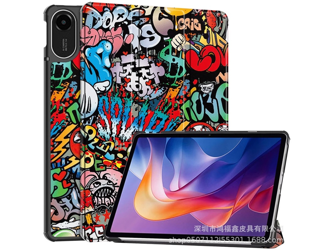 Capa Para Tablet Lurelia, Compatível Com Samsung Modelo Tab A9 Plus 2023, Grafite, Couro Sintético, Dobrável Com Suporte, Função Sono