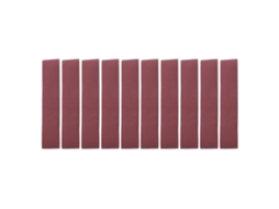 10pcs Correa De Lijado De Alúmina 528x50mm 400 Grit Para Muebles Y Carpintería Herramienta De Pulido