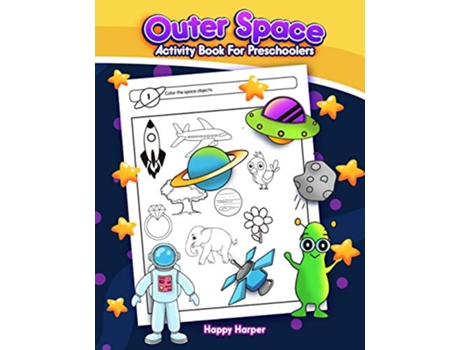 Livro Outer Space Activity Book de Harper Hall (Inglês)