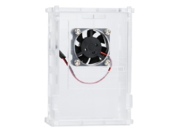 Caixa Enclosure Raspberry Pi 4 B com Dissipação e Ventoinha