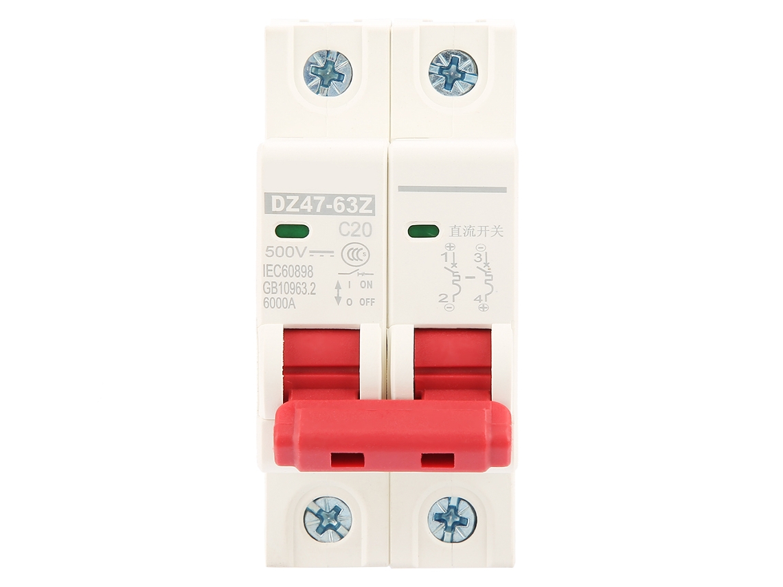 Disjuntor Mini Mcb 2p Dc 500v 20a