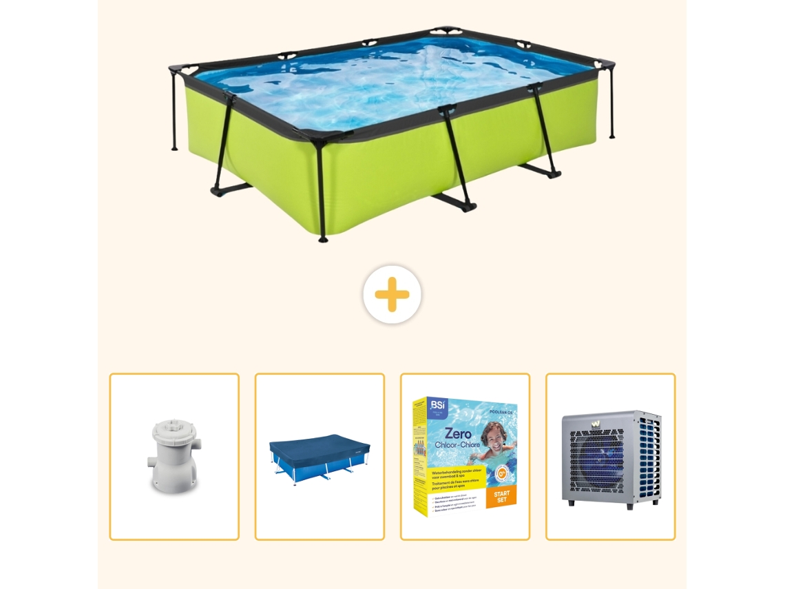 Exit-toys Piscina Exit Retangular - 300x200x65 Cm - 5-peças S258