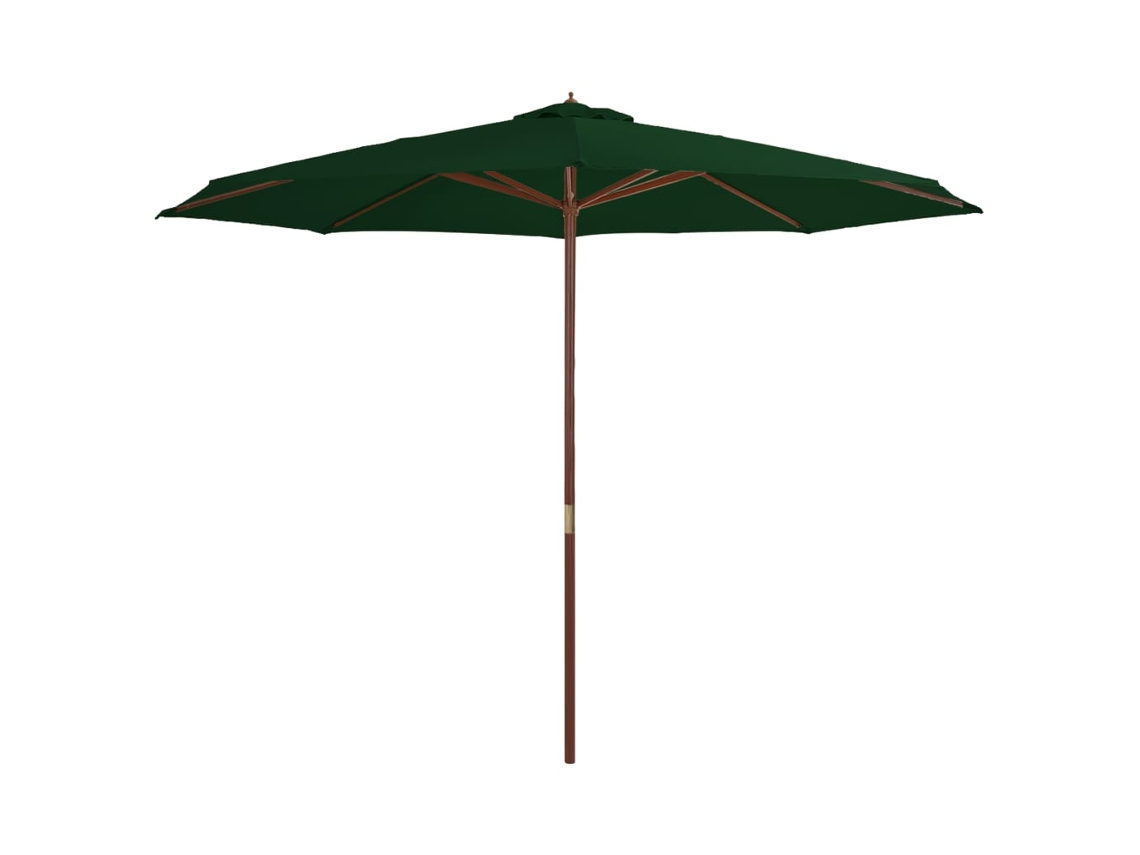 Parasol, Parasols Vidaxl Verde Tecido (n/a)