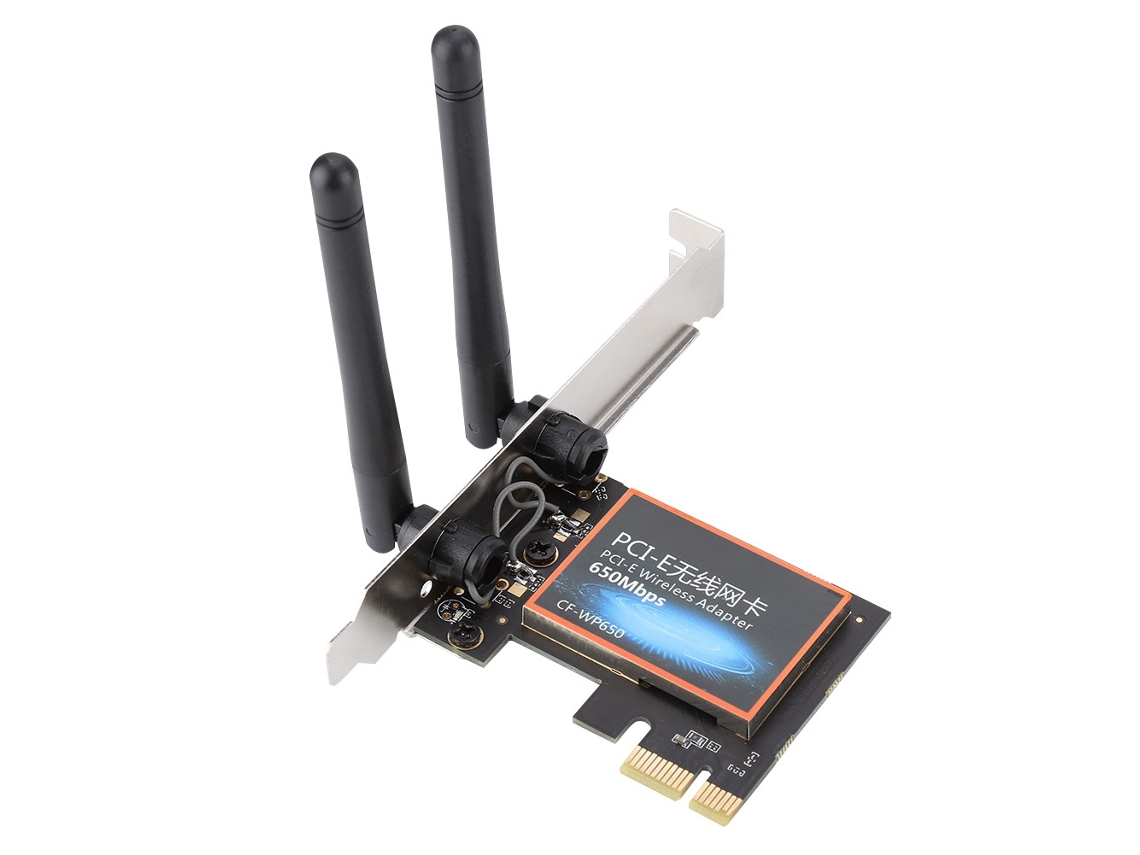 Placa De Rede Sem Fio Pci-e Dual Band 5g Comfast Wp650 Receptor Sem Fio Para Computador