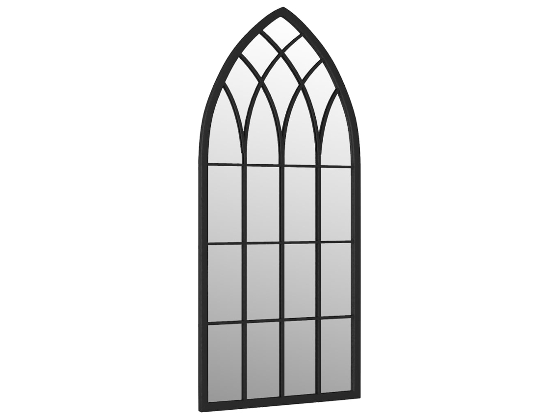 Garden Mirror, Garden Mirrors Vidaxl Preto Ferro (70 X 30 Cm)