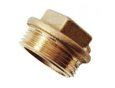 Tapon ciego macho 1/2 laton