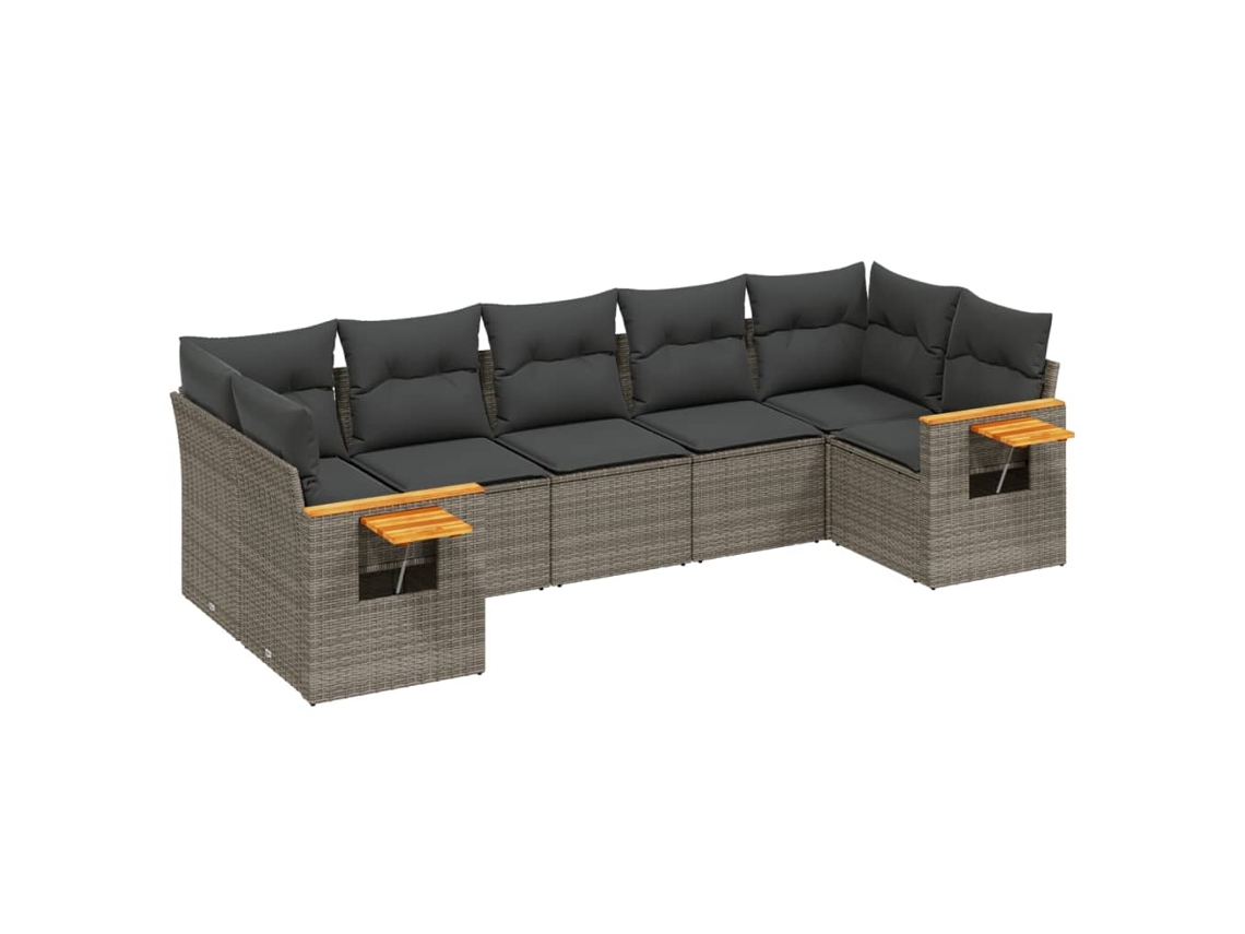 Garden Sofa Set, Garden Sofa Sets Vidaxl Cinzeto Rattan / Vime (n/a)
