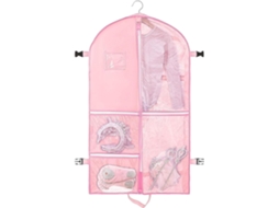 Capa Para Roupa 110x60 Cm Com 5 Bolsos, Dobrável, Ternos. Ideal Proteção E Armazenamento De Roupas.