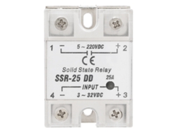 Relé de Estado Sólido Ssr 25 Dd 25a 5 220vdc para Procesos de Automatización Industrial