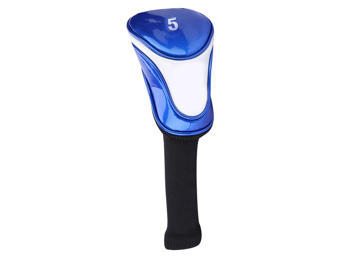 Capa BRILVIBERA para Taco de Golfe em Pu Azul com Algodão Elástico (Nº 5)