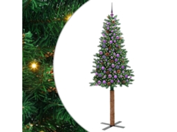 Conjunto 1 Árvore De Natal Vidaxl Verde Pvc (210 Cm)